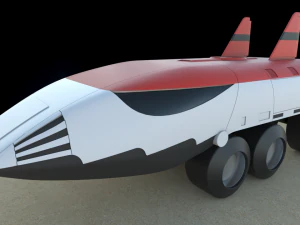 सेबर राइडर - फायरबॉल रेड रेसर 3डी प्रिंट मॉडल 3D प्रिंट मॉडल