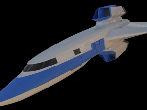 Galaxy Rangers - Ranger One spaceship 3D print model 3D Принт Модель