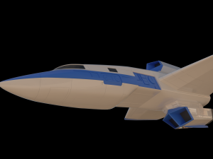 Galaxy Rangers - Ranger One spaceship 3D print model Model do druku 3D