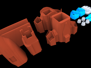 Galaxy Rangers - Ranger One spaceship 3D print model Model do druku 3D
