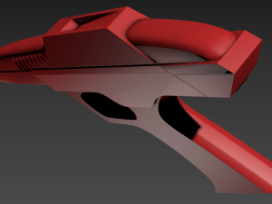 Energy Pistol - TNG Movies Style Phaser 3D print model 3D 打印模型