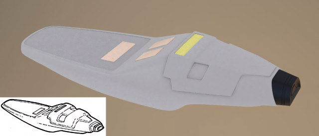 TNG Style Energy Weapon Concept Phaser 3D print model 3D प्रिंट मॉडल .c4d .max .obj .3ds .fbx .stl .blend 