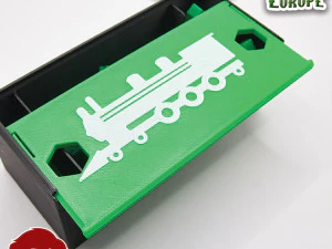 TICKET TO RIDE EUROPE INSERTS - INTERNAL ORGANIZER BY AM-MEDIA 3D Print Model