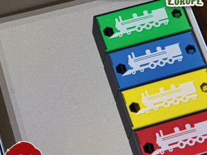 TICKET TO RIDE EUROPE INSERTS - INTERNAL ORGANIZER BY AM-MEDIA 3D 프린트 모델