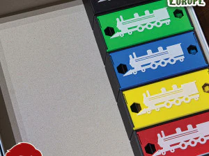 TICKET TO RIDE EUROPE INSERTS - INTERNAL ORGANIZER BY AM-MEDIA 3D Print Model