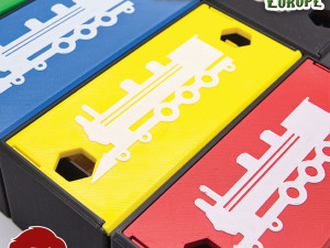 TICKET TO RIDE EUROPE INSERTS - INTERNAL ORGANIZER BY AM-MEDIA 3D 프린트 모델