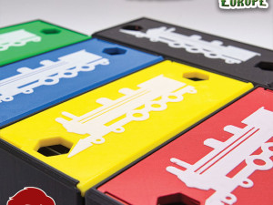 TICKET TO RIDE EUROPE INSERTS - INTERNAL ORGANIZER BY AM-MEDIA 3D 프린트 모델