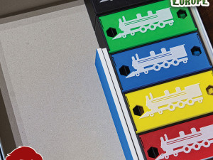 TICKET TO RIDE EUROPE INSERTS - INTERNAL ORGANIZER BY AM-MEDIA 3D 프린트 모델