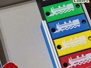 TICKET TO RIDE EUROPE INSERTS - INTERNAL ORGANIZER BY AM-MEDIA 3D Print Model