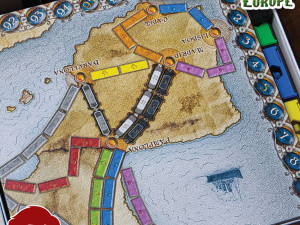 TICKET TO RIDE EUROPE INSERTS - INTERNAL ORGANIZER BY AM-MEDIA 3D 프린트 모델