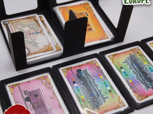 TICKET TO RIDE EUROPE INSERTS - INTERNAL ORGANIZER BY AM-MEDIA 3D Print Model