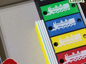 TICKET TO RIDE EUROPE INSERTS - INTERNAL ORGANIZER BY AM-MEDIA 3D Print Model