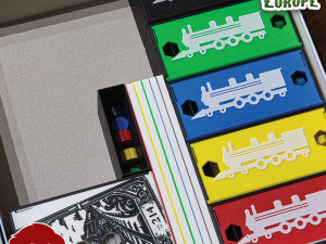 TICKET TO RIDE EUROPE INSERTS - INTERNAL ORGANIZER BY AM-MEDIA 3D 프린트 모델