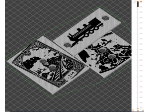 TICKET TO RIDE EUROPE INSERTS - INTERNAL ORGANIZER BY AM-MEDIA 3D 프린트 모델