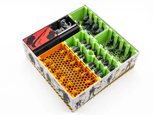 Zombicide 2nd edition inserts - internal organizer by am-media 3D Print Model