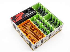 Zombicide 2nd edition inserts - internal organizer by am-media 3D Baskı Modeli
