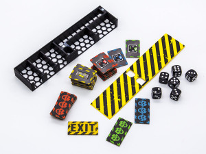 Zombicide 2nd edition inserts - internal organizer by am-media 3D Baskı Modeli