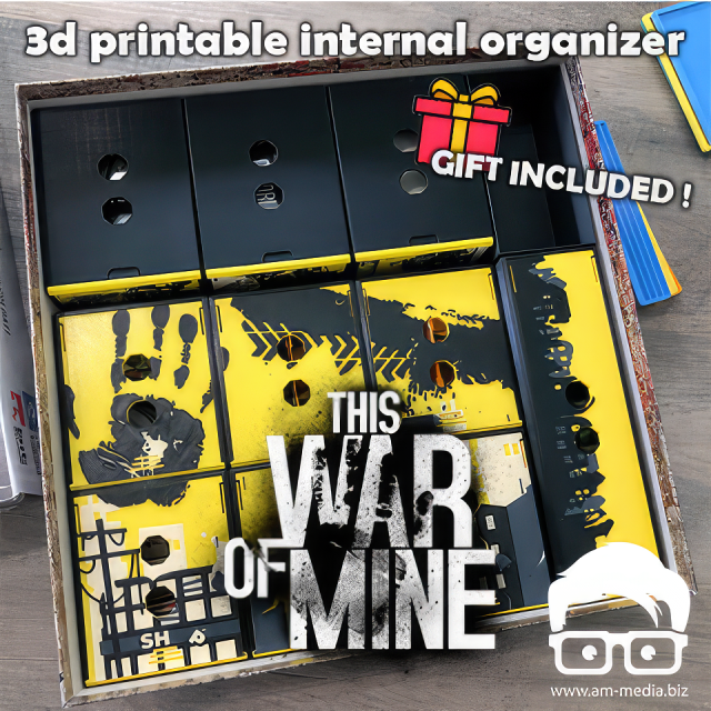 This war of mine internal organizer - inserts by am-media Modelo de Impressão 3D .c4d .max .obj .3ds .fbx .stl .blend 