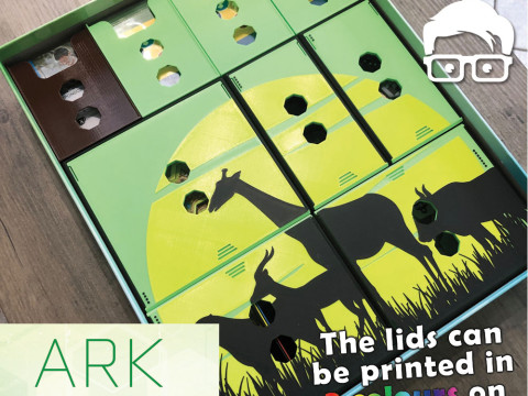 ARK NOVA 3D PRINTABLE INSERTS - INTERNAL ORGANIZER BY AM-MEDIA 3Dプリントモデル