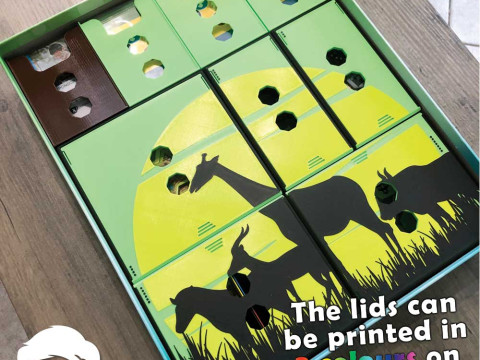 ARK NOVA 3D PRINTABLE INSERTS - INTERNAL ORGANIZER BY AM-MEDIA 3D Принт Модель