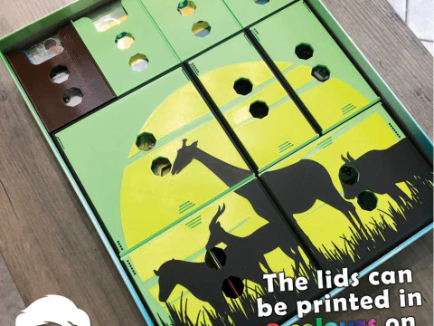ARK NOVA 3D PRINTABLE INSERTS - INTERNAL ORGANIZER BY AM-MEDIA 3D Print Model