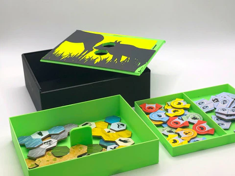ARK NOVA 3D PRINTABLE INSERTS - INTERNAL ORGANIZER BY AM-MEDIA 3D Print Model