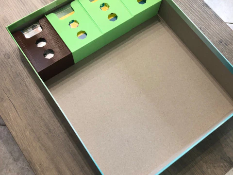 ARK NOVA 3D PRINTABLE INSERTS - INTERNAL ORGANIZER BY AM-MEDIA 3D Print Model