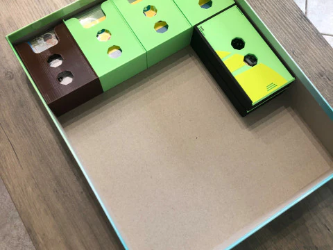 ARK NOVA 3D PRINTABLE INSERTS - INTERNAL ORGANIZER BY AM-MEDIA 3D Print Model