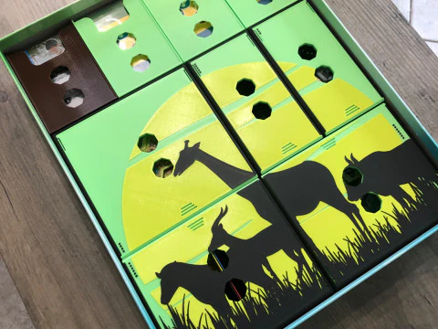 ARK NOVA 3D PRINTABLE INSERTS - INTERNAL ORGANIZER BY AM-MEDIA 3D Print Model