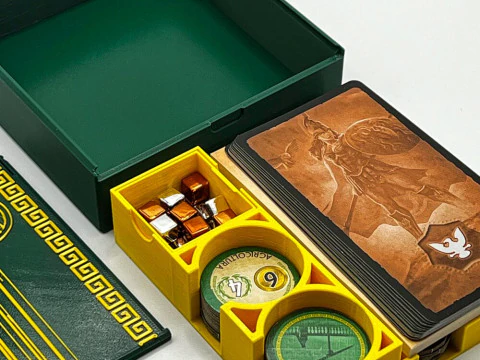 7 WONDERS BASISSPEL EN EXP PANTHEON EN AGORA 3D PRINTBARE INSERTS - INTERNE ORGANIZER DOOR AM-MEDIA 3D printmodel