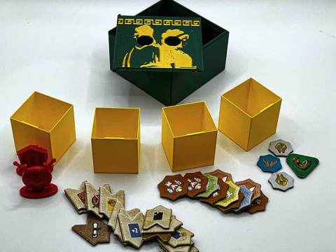 7 WONDERS BASISSPEL EN EXP PANTHEON EN AGORA 3D PRINTBARE INSERTS - INTERNE ORGANIZER DOOR AM-MEDIA 3D printmodel