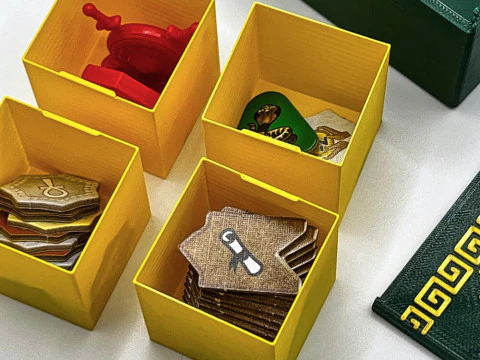 7 WONDERS BASISSPEL EN EXP PANTHEON EN AGORA 3D PRINTBARE INSERTS - INTERNE ORGANIZER DOOR AM-MEDIA 3D printmodel