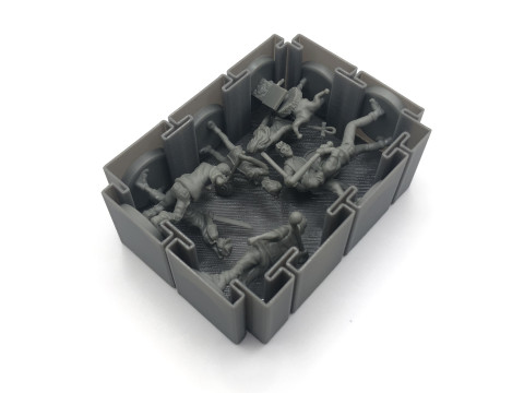 TALES OF EVIL 3D PRINTABLE INSERTS INTERNAL ORGANIZER FAST PRINT DESIGN Model Cetak 3D