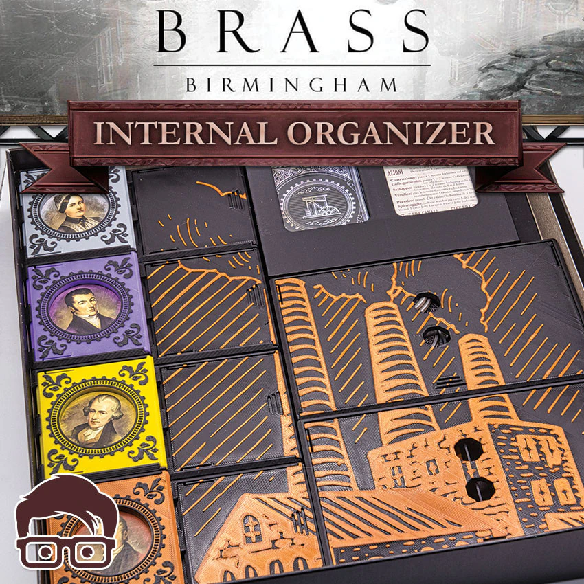 BRASS BIRMINGHAM INSERTS - INTERNAL ORGANIZER BY AM-MEDIA MULTICOLOR WITH ANY 3D PRINTER 3D Print Model .c4d .max .obj .3ds .fbx .stl .blend