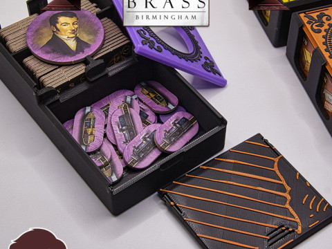 BRASS BIRMINGHAM INSERTS - INTERNAL ORGANIZER BY AM-MEDIA MULTICOLOR WITH ANY 3D PRINTER 3D Print Model