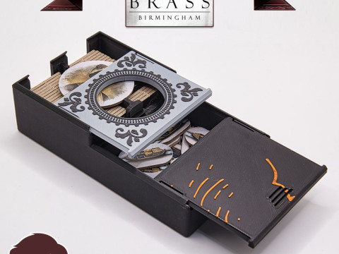 BRASS BIRMINGHAM INSERTS - INTERNAL ORGANIZER BY AM-MEDIA MULTICOLOR WITH ANY 3D PRINTER 3D Print Model