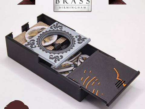 BRASS BIRMINGHAM INSERTS - INTERNAL ORGANIZER BY AM-MEDIA MULTICOLOR WITH ANY 3D PRINTER 3D Print Model