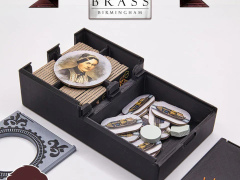 BRASS BIRMINGHAM INSERTS - INTERNAL ORGANIZER BY AM-MEDIA MULTICOLOR WITH ANY 3D PRINTER 3D Print Model