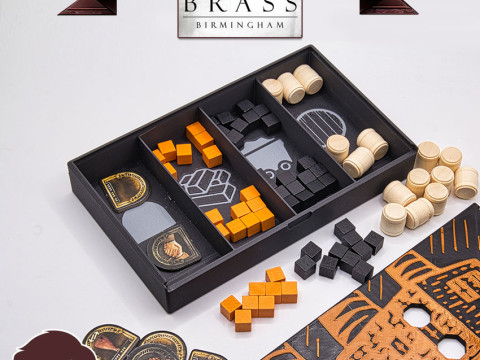 BRASS BIRMINGHAM INSERTS - INTERNAL ORGANIZER BY AM-MEDIA MULTICOLOR WITH ANY 3D PRINTER 3D Print Model