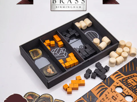 BRASS BIRMINGHAM INSERTS - INTERNAL ORGANIZER BY AM-MEDIA MULTICOLOR WITH ANY 3D PRINTER 3D Print Model