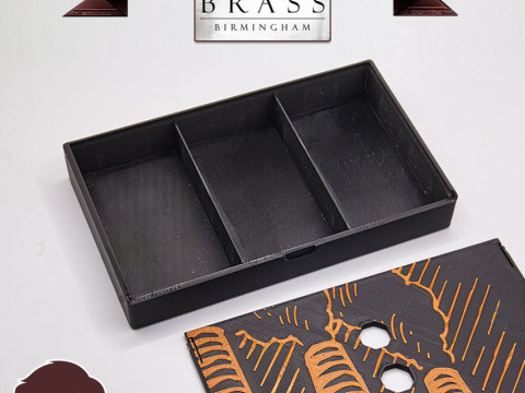 BRASS BIRMINGHAM INSERTS - INTERNAL ORGANIZER BY AM-MEDIA MULTICOLOR WITH ANY 3D PRINTER 3D Print Model