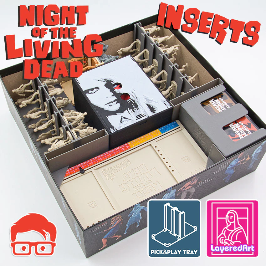 NIGHT OF THE LIVING DEAD INSERTS - ORGANIZER BY AM-MEDIA MULTICOLOR WITH ANY 3D PRINTER 3D Print Model .c4d .max .obj .3ds .fbx .stl .blend 
