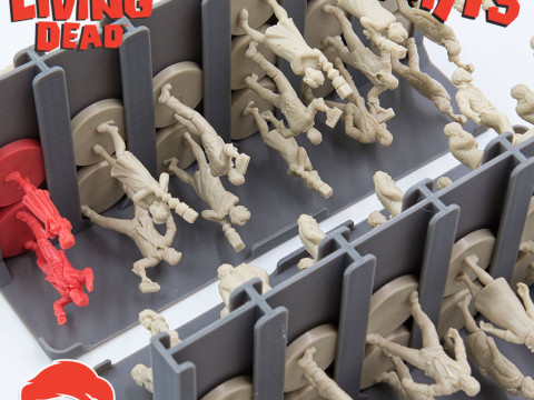 NIGHT OF THE LIVING DEAD INSERTS - ORGANIZER BY AM-MEDIA MULTICOLOR WITH ANY 3D PRINTER 3D-Druckmodell