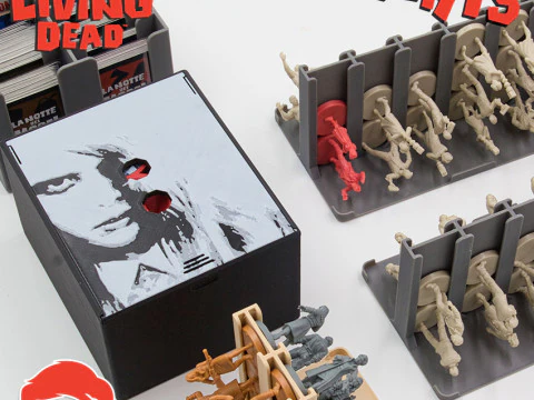 NIGHT OF THE LIVING DEAD INSERTS - ORGANIZER BY AM-MEDIA MULTICOLOR WITH ANY 3D PRINTER 3D Print Model