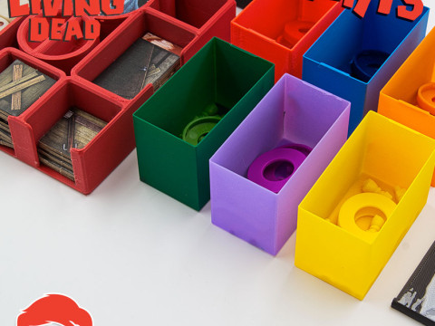 NIGHT OF THE LIVING DEAD INSERTS - ORGANIZER BY AM-MEDIA MULTICOLOR WITH ANY 3D PRINTER 3D-Druckmodell
