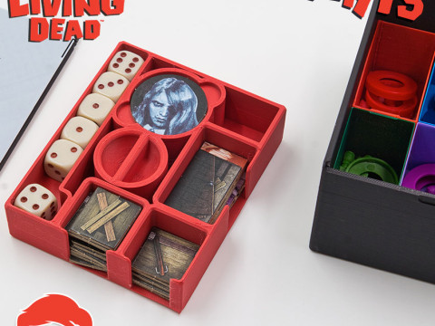 NIGHT OF THE LIVING DEAD INSERTS - ORGANIZER BY AM-MEDIA MULTICOLOR WITH ANY 3D PRINTER 3D-Druckmodell