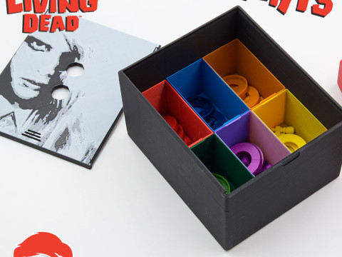 NIGHT OF THE LIVING DEAD INSERTS - ORGANIZER BY AM-MEDIA MULTICOLOR WITH ANY 3D PRINTER 3D-Druckmodell