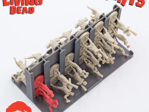 NIGHT OF THE LIVING DEAD INSERTS - ORGANIZER BY AM-MEDIA MULTICOLOR WITH ANY 3D PRINTER 3D Print Model