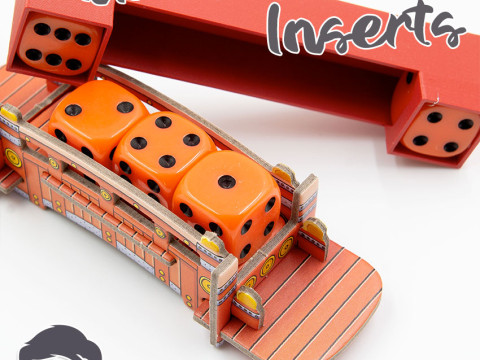 THE WHITE CASTLE INSERTS - ORGANIZER BY AM-MEDIA 3D Print Model