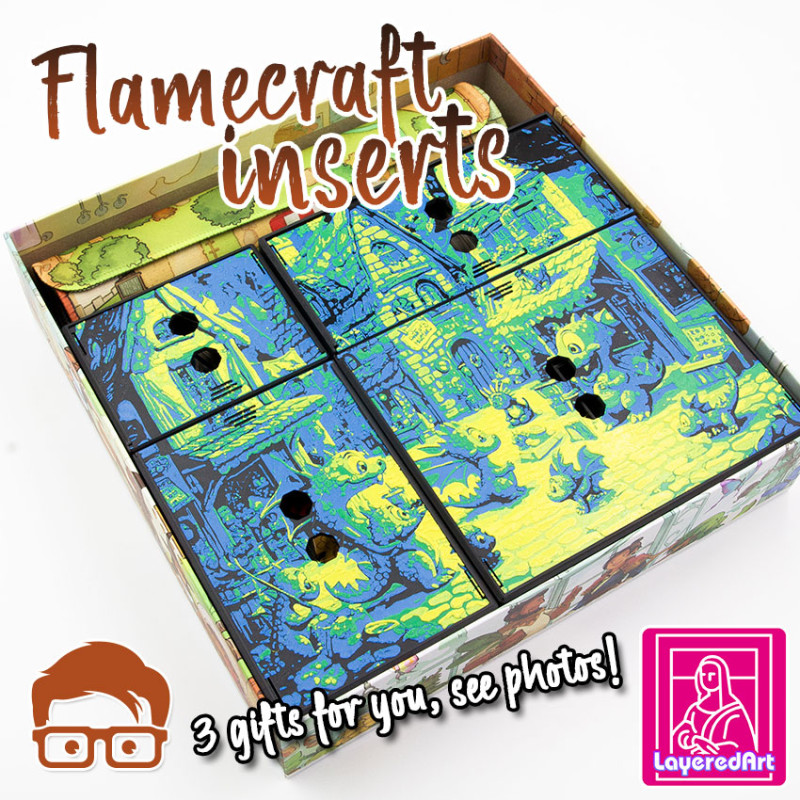 FLAMECRAFT INSERTS - ORGANIZER PLUS 3 SPECIAL GIFT FOR YOU BY AM-MEDIA 3D प्रिंट मॉडल .c4d .max .obj .3ds .fbx .stl .blend